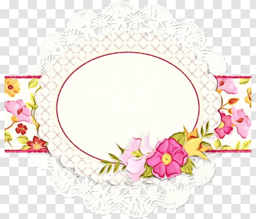 Floral Design - Pink Picture Frame - Rose Transparent PNG