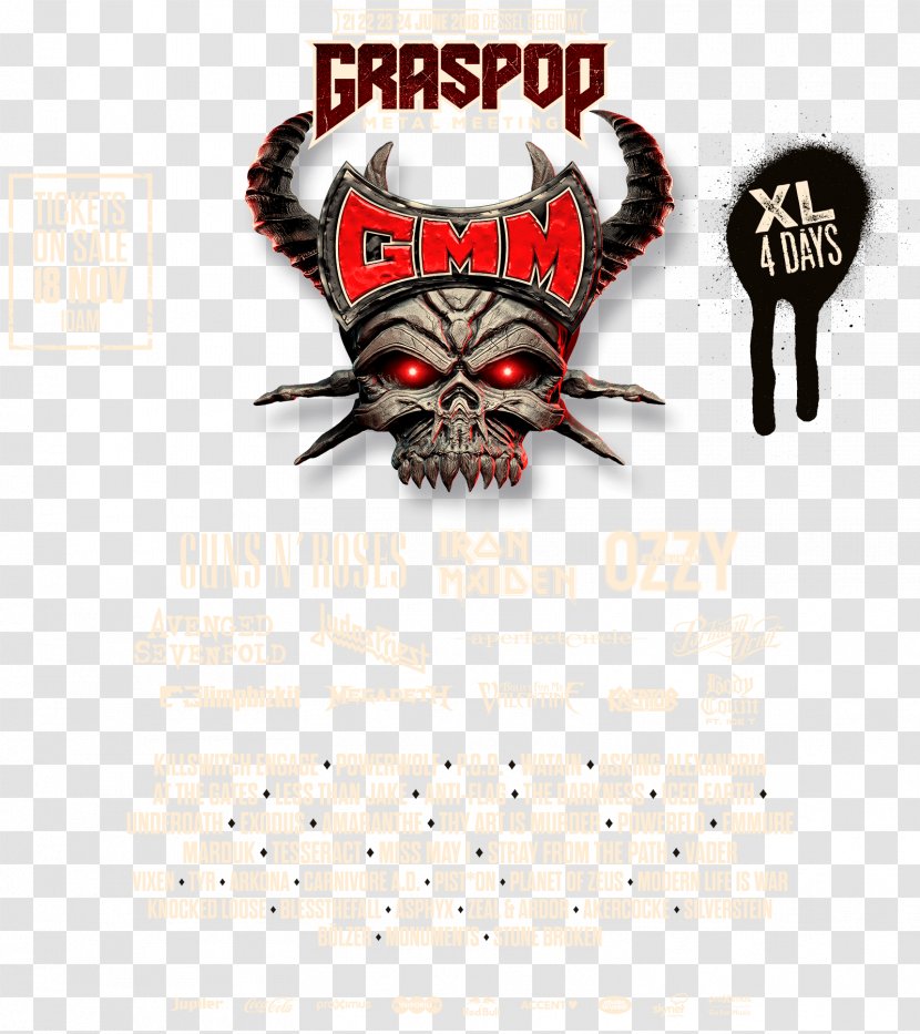 2018 Graspop Metal Meeting 2017 Hellfest Iron Maiden Dessel - Wacken Open Air - Band Transparent PNG