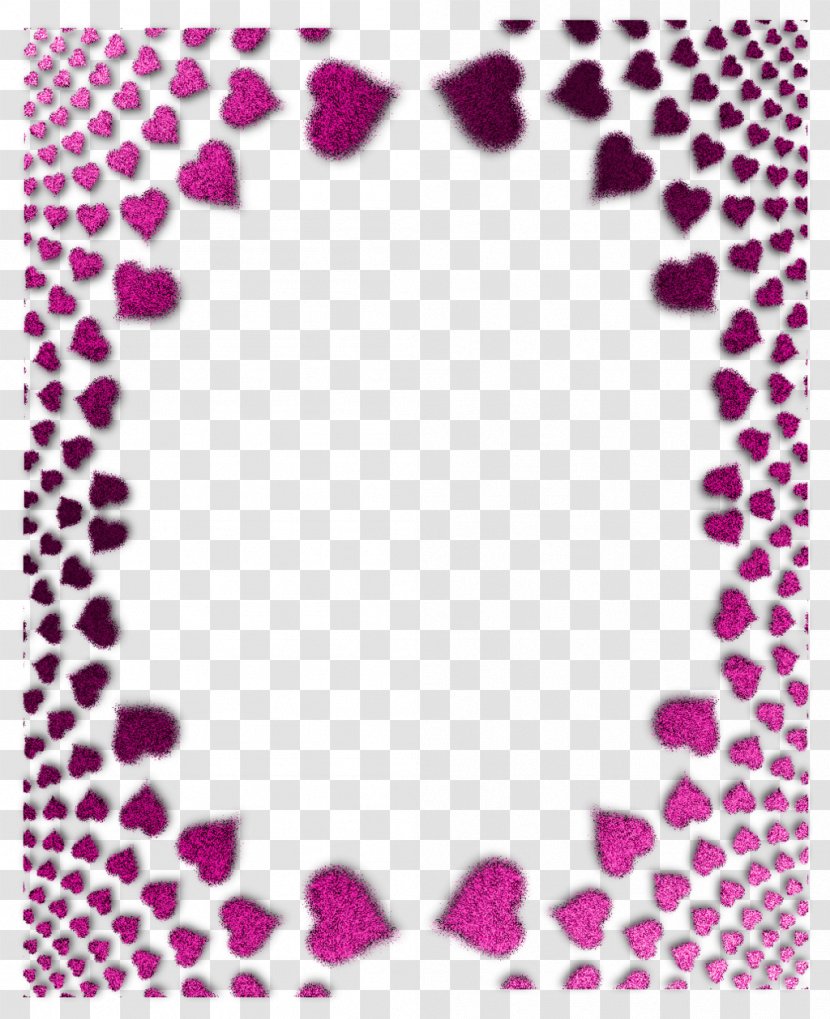Picture Frame Clip Art - Pink - Border Transparent PNG