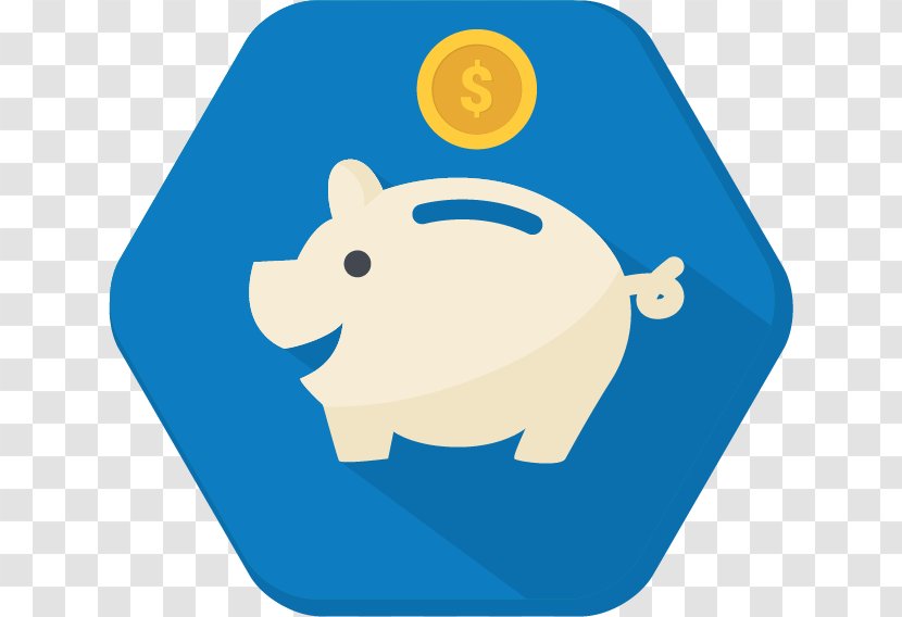 Bank Money Service Investment Clip Art - Blue Transparent PNG