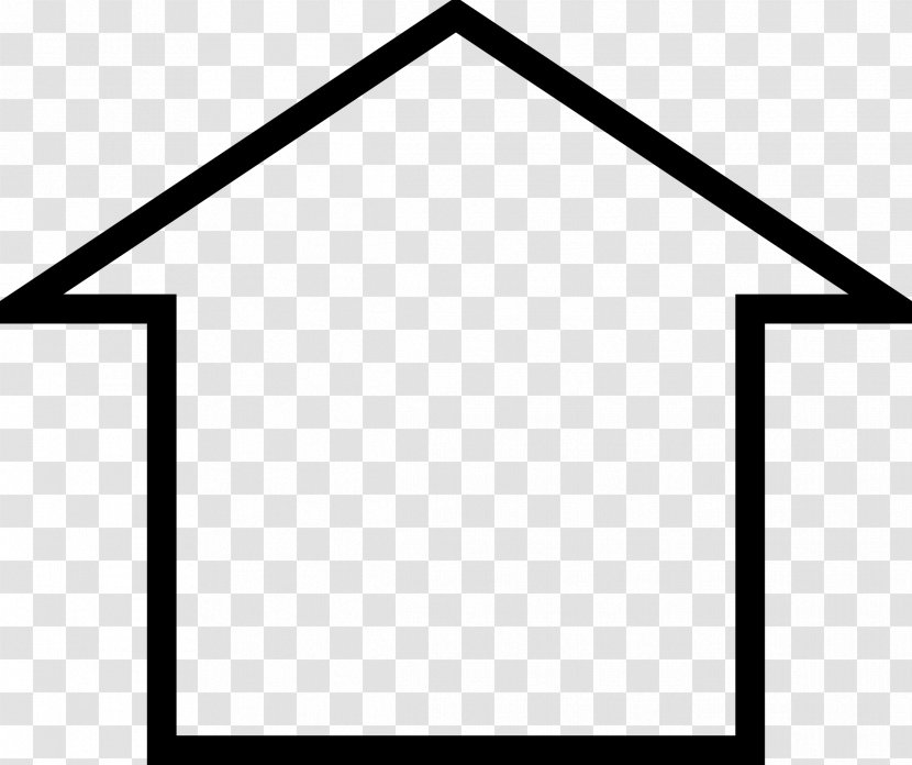 House Building Clip Art - Black Transparent PNG
