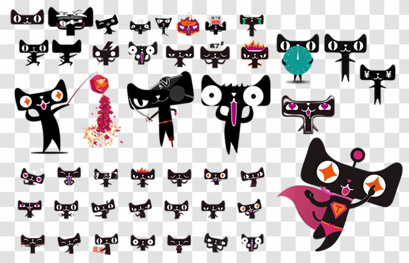 Tmall Cartoon - Poster - Lynx Decoration Collection Transparent PNG