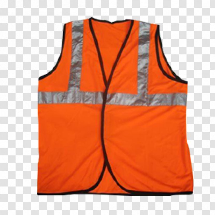 Jacket Industrial Safety System High-visibility Clothing Industry - Orange Transparent PNG