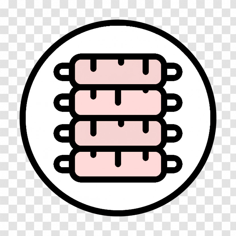 Meat Icon Restaurant Icon Ribs Icon Transparent PNG