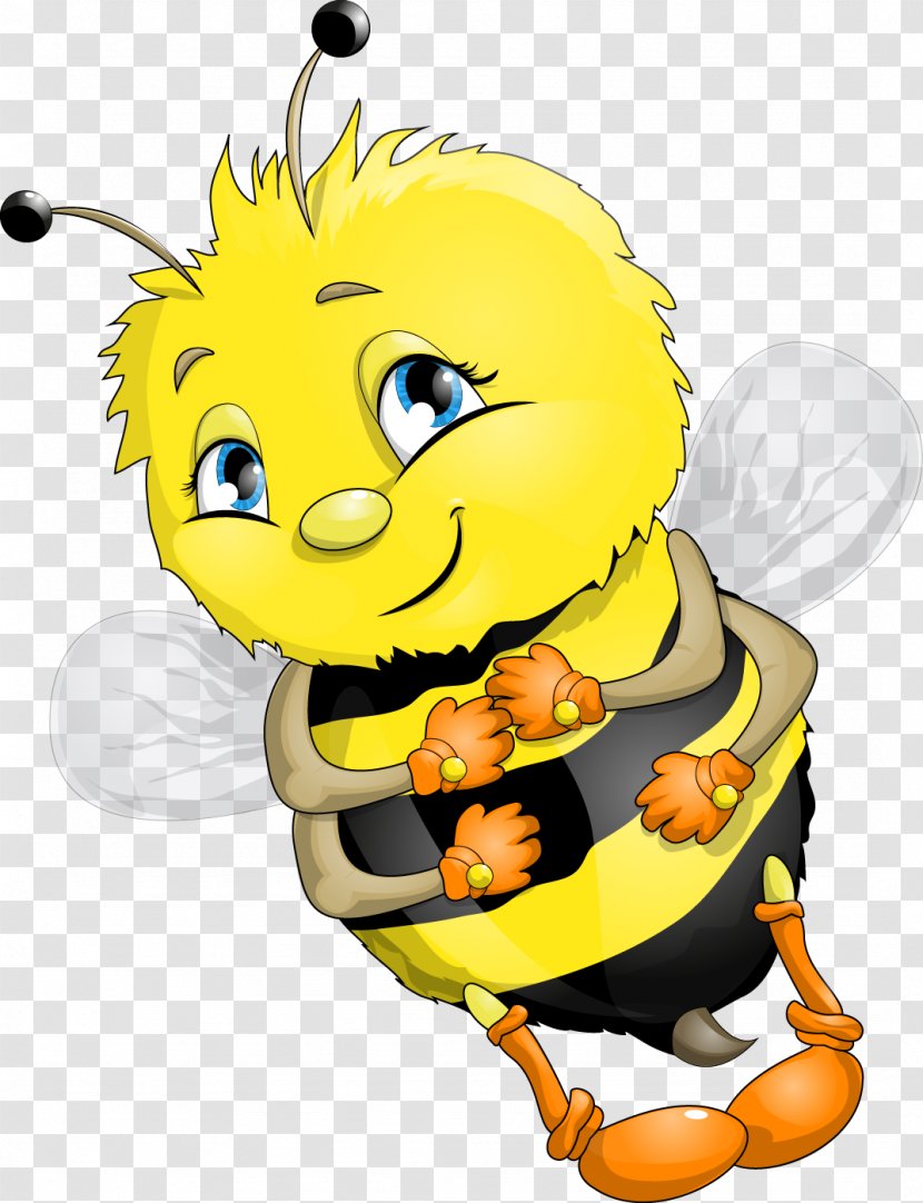 Honey Bee Bumblebee Clip Art - Hand-painted Transparent PNG