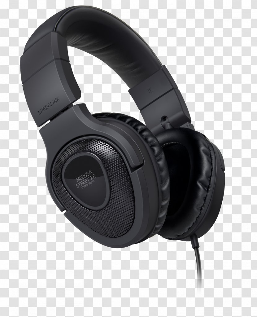 Headphones Microphone SpeedLink Medusa Street XS Stereo Headset - Xecom - Black (SL-870000-BK)Headphones Transparent PNG