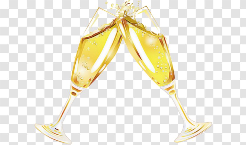 Champagne - Drink - Sparkling Wine Glass Transparent PNG