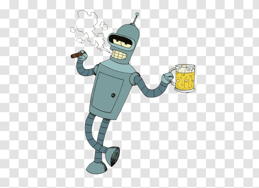 Bender Philip J. Fry Leela Clip Art - Cartoon Transparent PNG