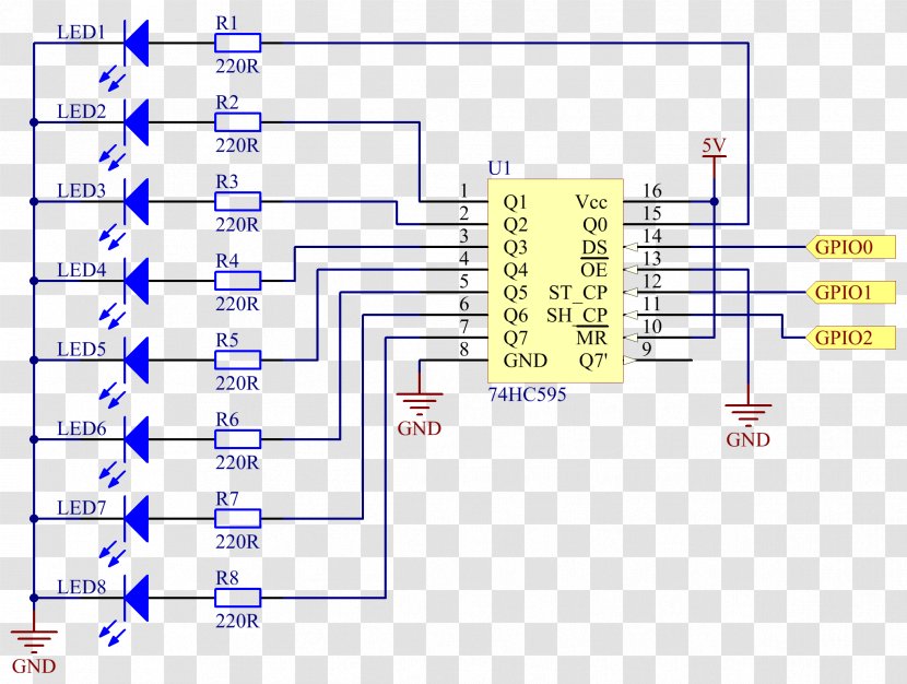 Shift Register Raspberry Pi Processor Wiring Diagram - Plot - Driving Transparent PNG