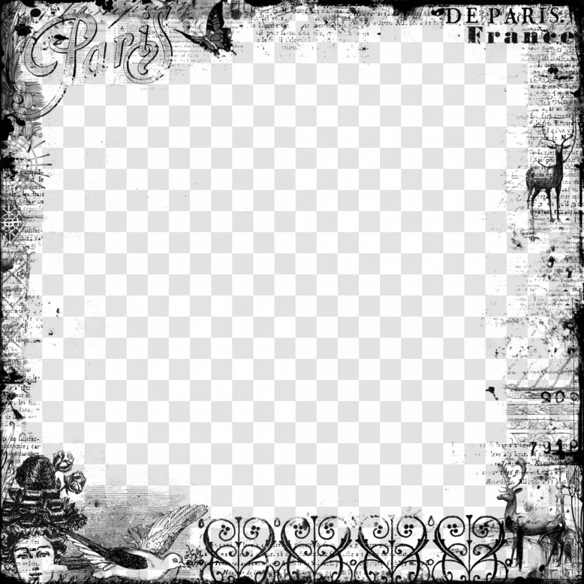 Picture Frame Digital Scrapbooking Clip Art - Photography - Vintage Transparent Background Transparent PNG