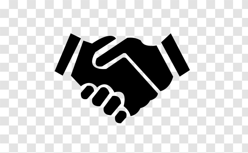 Handshake - Blackandwhite - Glove Thumb Transparent PNG