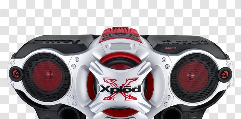 Boombox Xplod Compact Cassette Deck Portable CD Player - Cd - Sony Transparent PNG