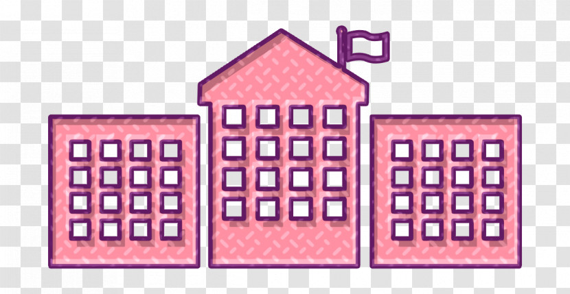 Academy Icon Buildings Icon Educative Academy Buildings Icon Transparent PNG
