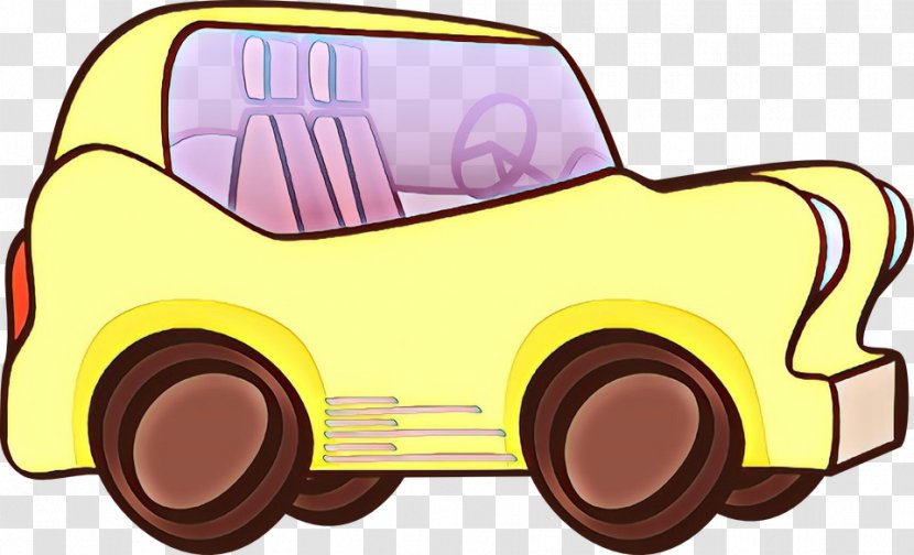 Motor Vehicle Yellow Mode Of Transport Clip Art - Compact Car Transparent PNG