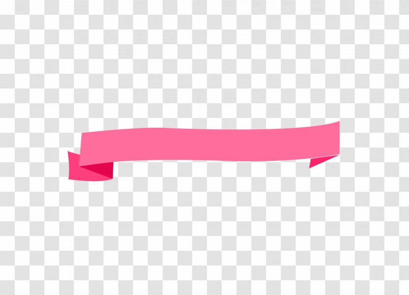 Pink Designer - Rectangle - Ribbon Transparent PNG