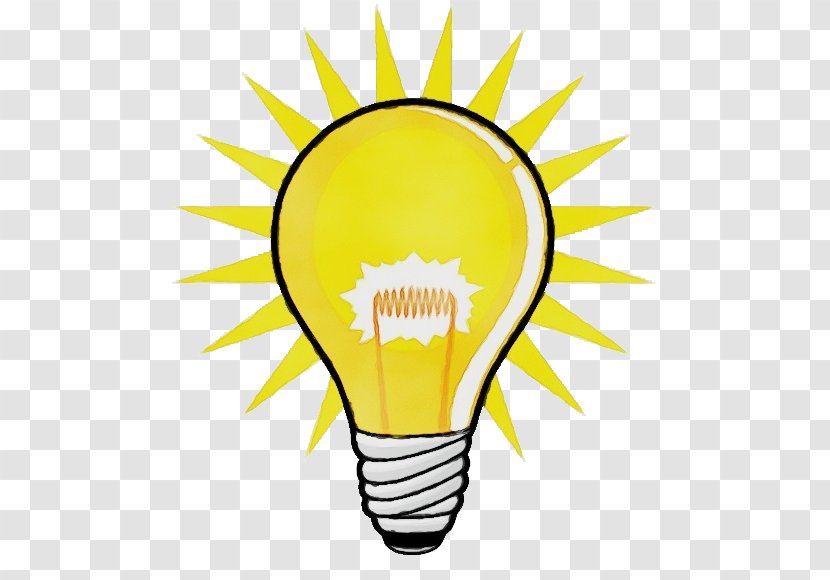 Light Bulb - Wet Ink - Emblem Transparent PNG