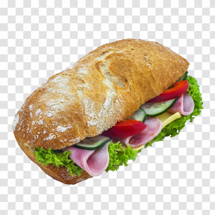 Bánh Mì Baguette Submarine Sandwich Bocadillo Breakfast - Ham Transparent PNG