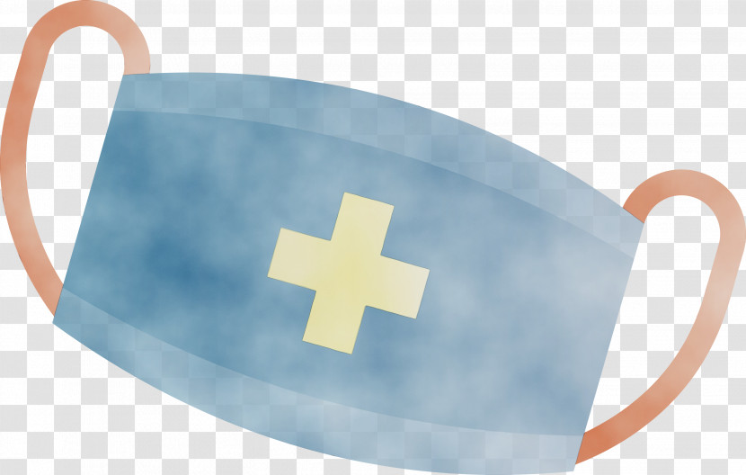 Blue Mug Flag Cross Symbol Transparent PNG