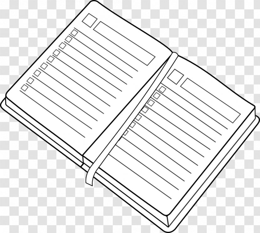 Personal Organizer Notebook Clip Art - Calendar - Agenda Transparent PNG