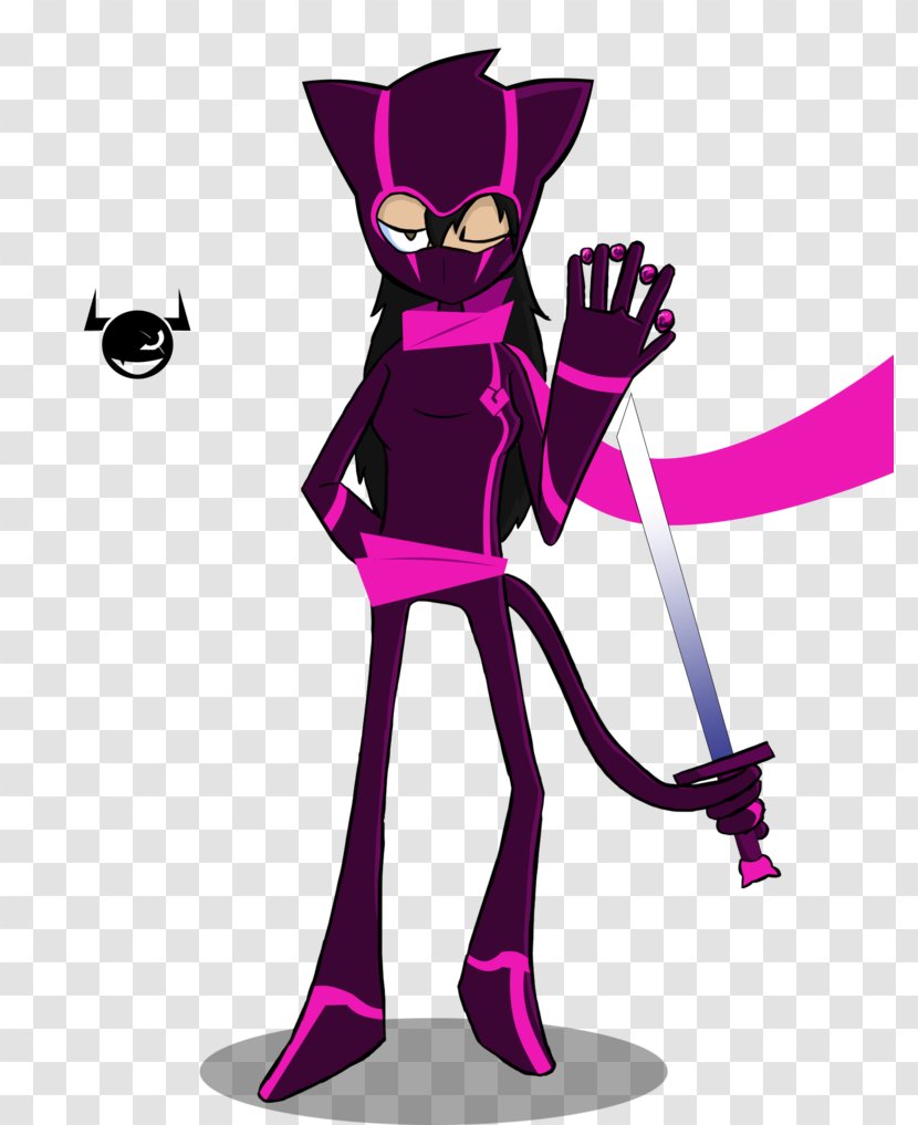 Cat Kitten Drawing Ninja - Cartoon Transparent PNG