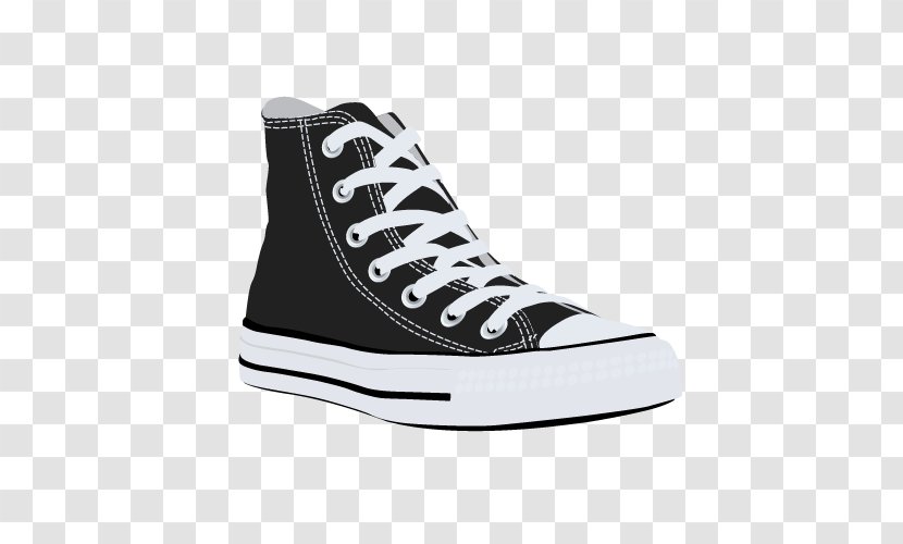 Chuck Taylor All-Stars Converse High-top Sneakers Shoe - BLACK SNEAKERS Transparent PNG