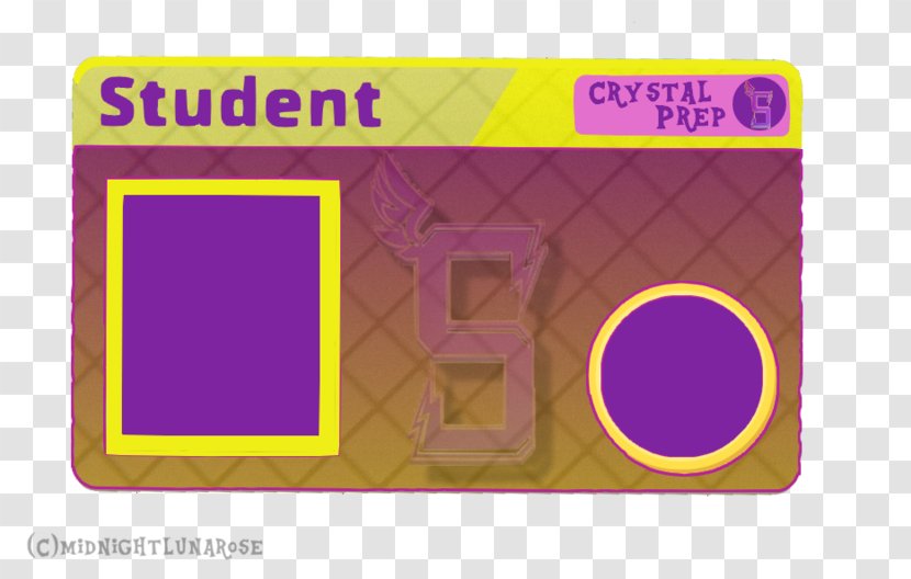 Student Identity Card Document College School - Violet - Id Transparent PNG