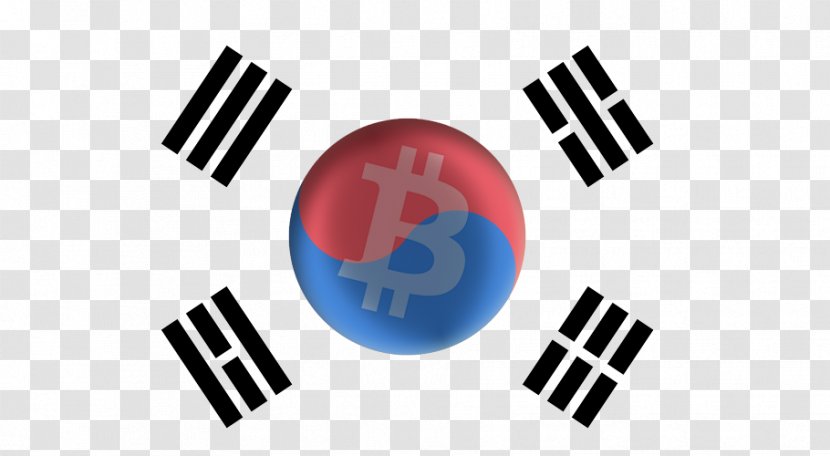 Flag Of North Korea South - Frame - Blockchain Bitcoin Map Transparent PNG