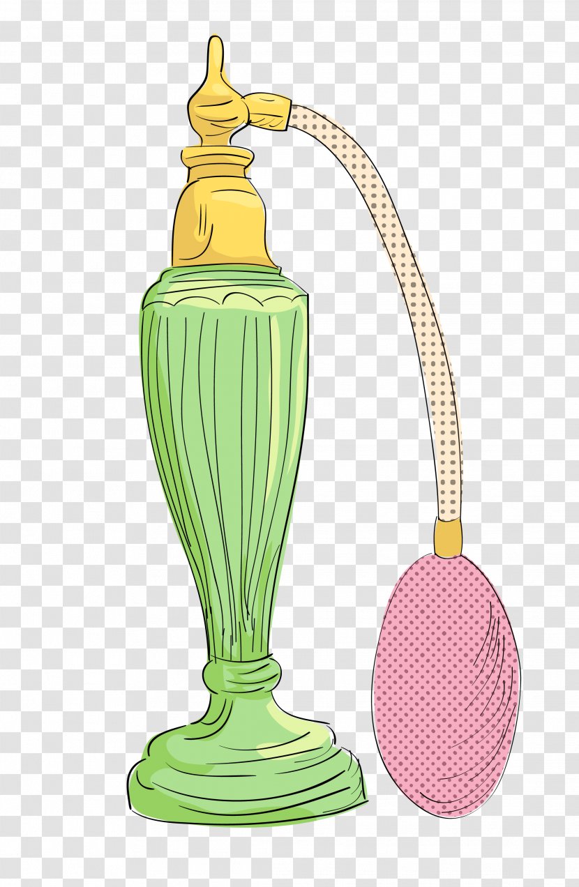 Perfume Bottle Clip Art - Green Tea Transparent PNG