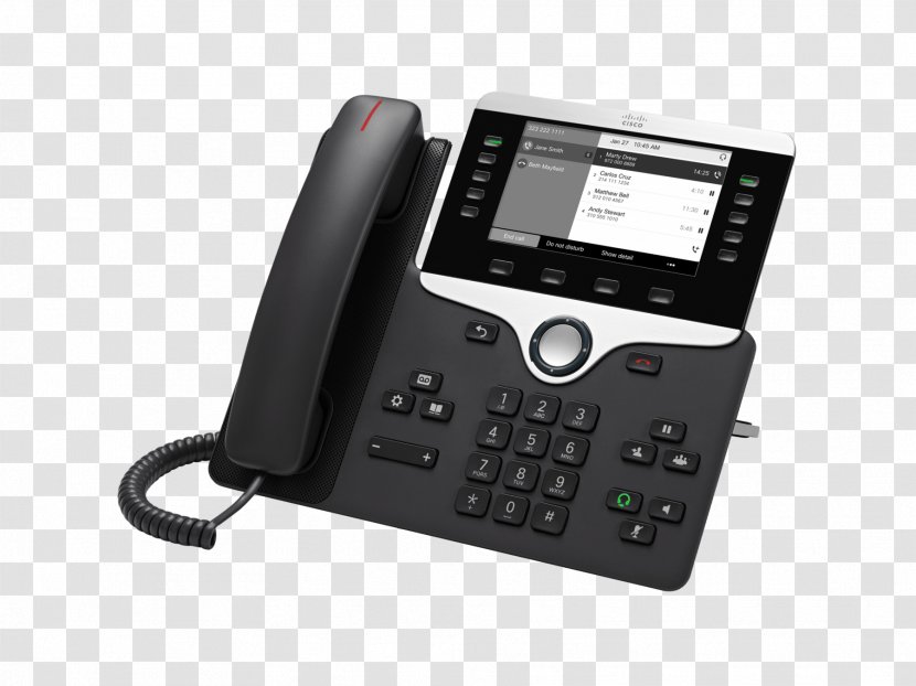 VoIP Phone Cisco 8811 Voice Over IP Systems Telephone - Display Device - Call Manager Transparent PNG