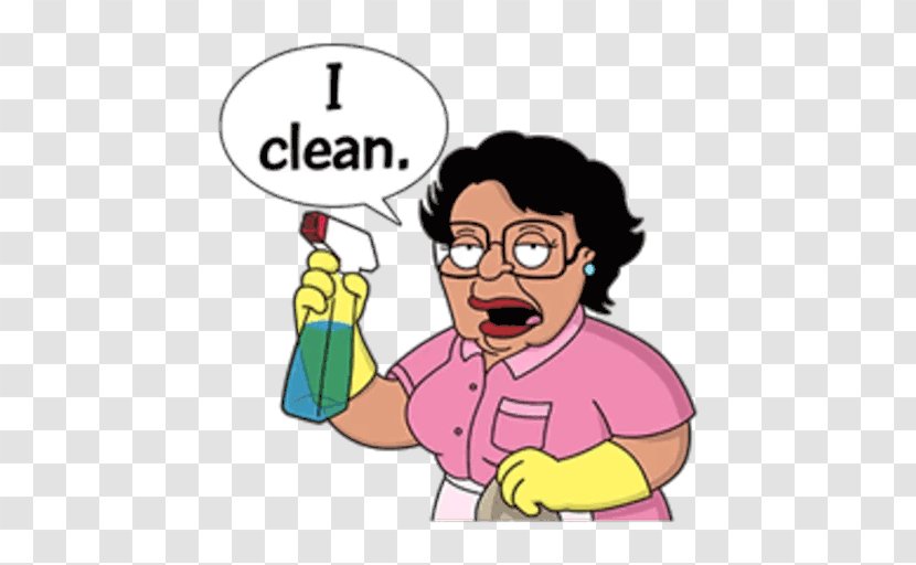 Peter Griffin Cleveland Brown Glenn Quagmire Stewie Meg - Heart - Telegram Sticker Transparent PNG