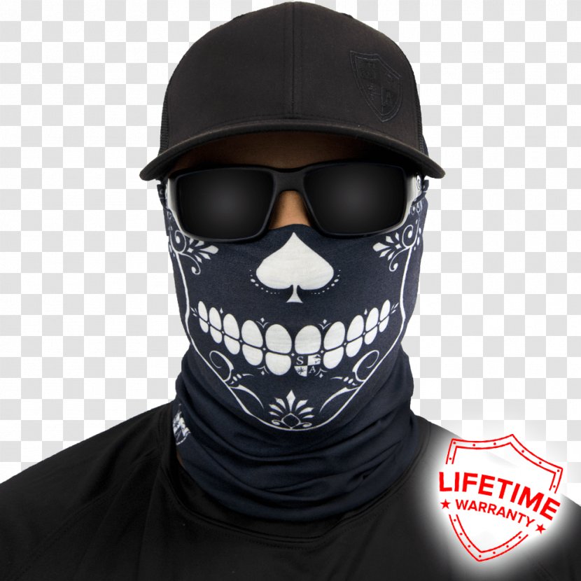 Face Shield Mask Skull Balaclava - Fashion - Spade Transparent PNG