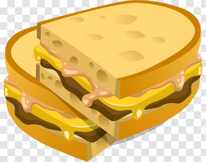 Panini Hamburger Cheese Sandwich Hot Dog Focaccia - Cliparts Transparent PNG