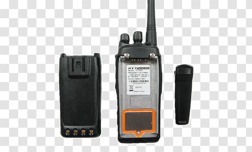 Telephony Hytera Two-way Radio Very High Frequency - Motorola Solutions Transparent PNG