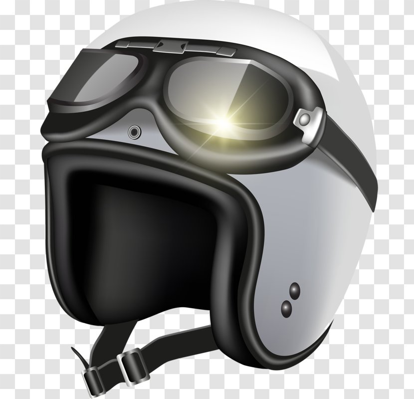 Motorcycle Helmet Illustration - Diving Mask - And Glasses Transparent PNG