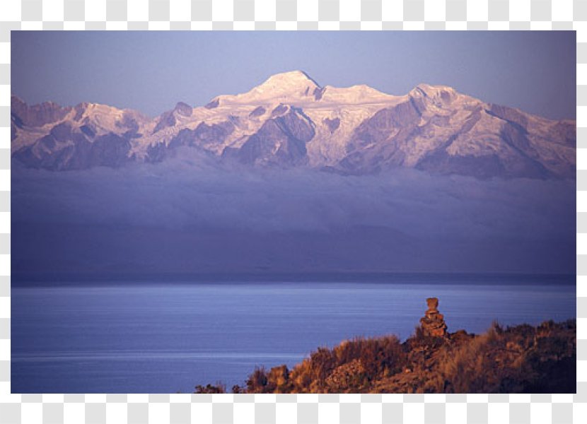 Lake Titicaca Ancohuma Chacaltaya Isla Del Sol Illampu - Glacial Landform Transparent PNG