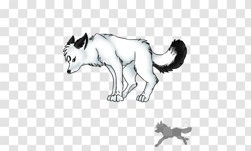 Cat Red Fox Gray Wolf Sketch - Tail Transparent PNG