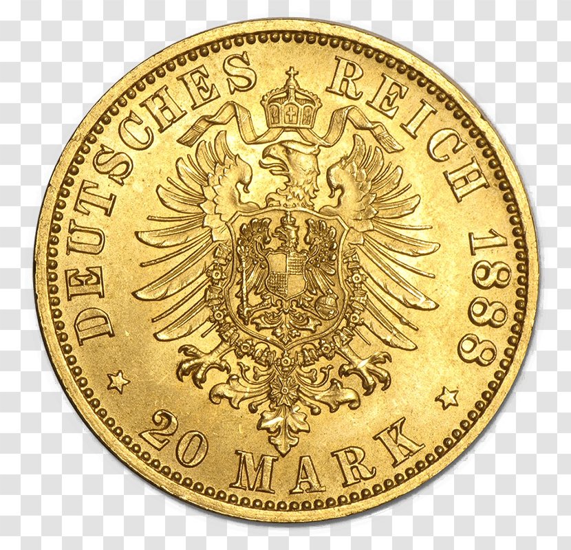 Libertad Gold Coin German Empire - Krugerrand Transparent PNG