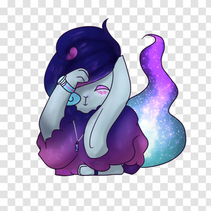 Figurine Character Fiction Animal Animated Cartoon - Violet - Galaxy Sky Transparent PNG