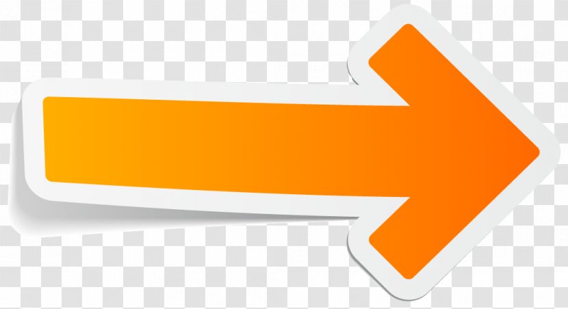 Orange Arrow - How To - Handheld Devices Transparent PNG
