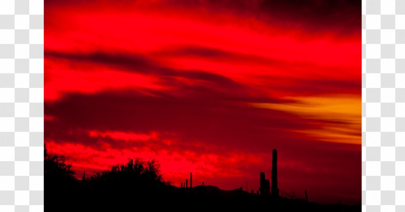 Sunset Desert Night Sky Sunrise - Dusk Transparent PNG