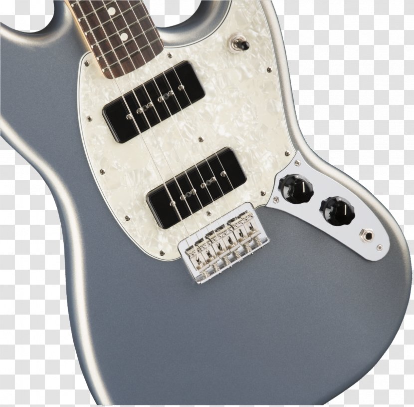Fender Mustang 90 Guitar Musical Instruments Corporation Sunburst Transparent PNG