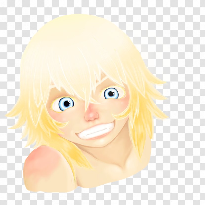 Nose Cheek Blond Forehead - Cartoon Transparent PNG