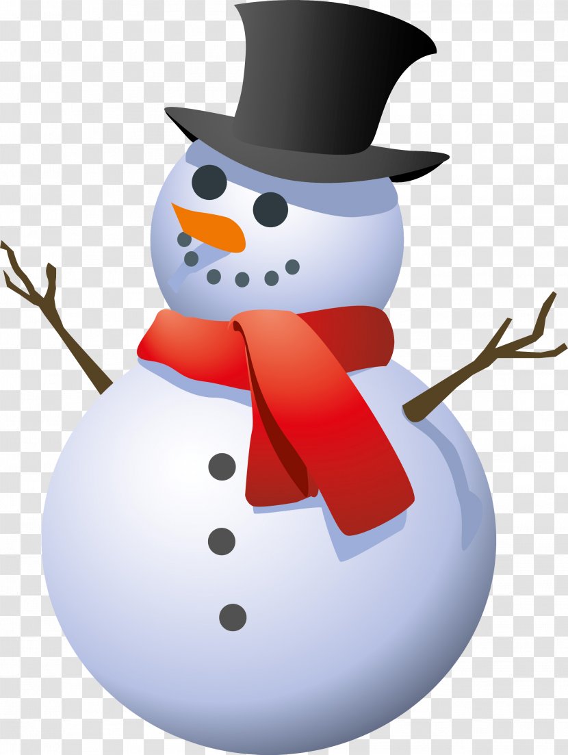 Snowman - Christmas Ornament Transparent PNG