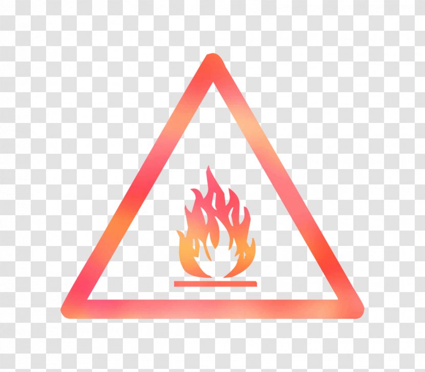 Warning Sign Combustibility And Flammability Hazard Symbol - Label - Occupational Safety Health Transparent PNG