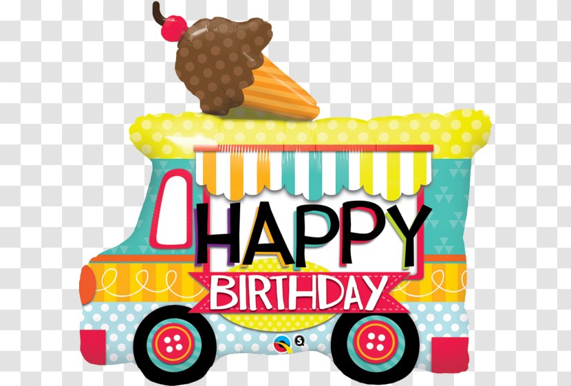 Ice Cream Cones Van Birthday Party - Cuisine Transparent PNG