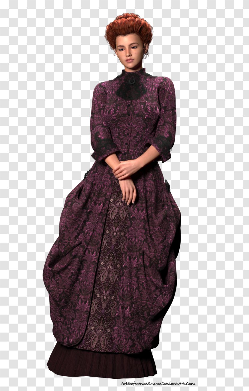 Victorian Era Dress Fashion Transparent PNG