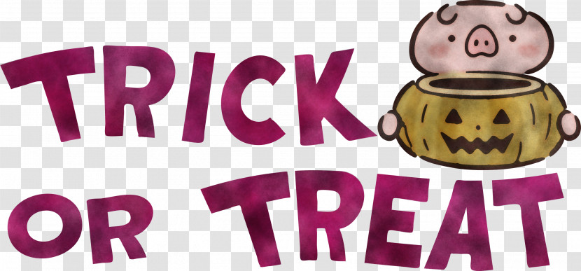 TRICK OR TREAT Halloween Transparent PNG