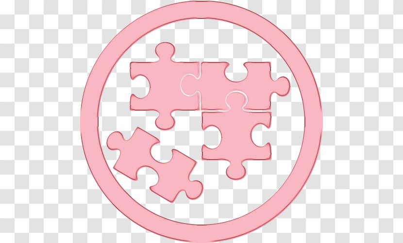 Pink Circle - M - Sticker Transparent PNG