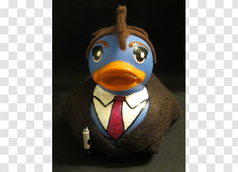 Duck Police Box Mascot - Paint Transparent PNG