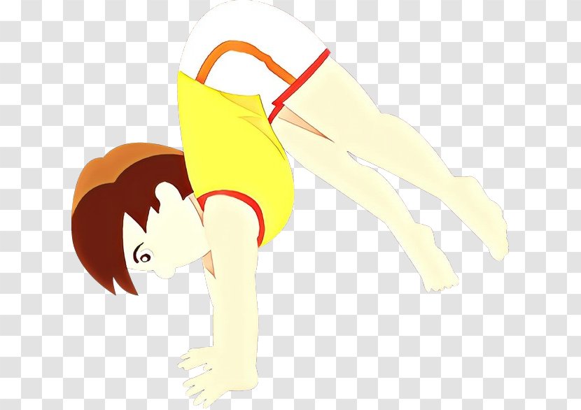 Gymnastics Floor Clip Art Cartoon Girl - Coloring Book - Tumbling Transparent PNG